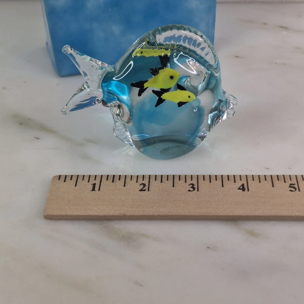 New Hand Blown Art Glass 3.25